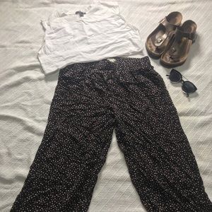 Mini Floral Print Flare Pant